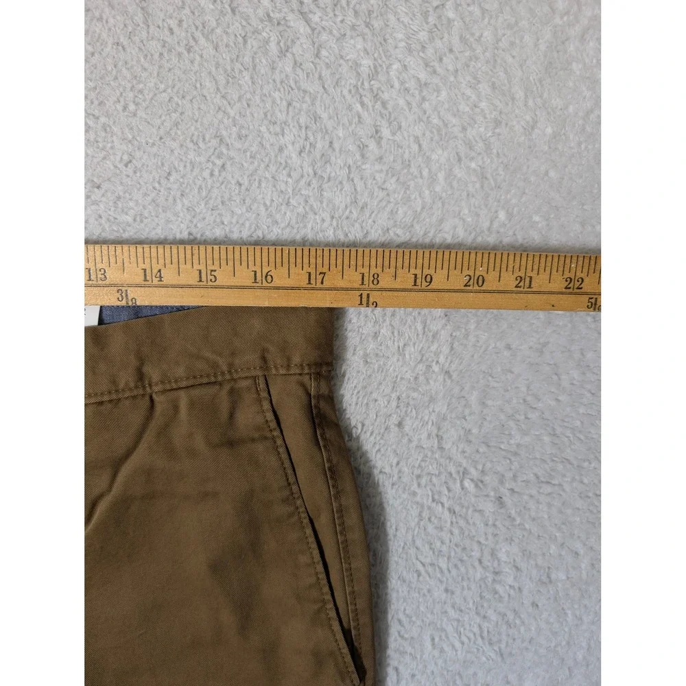 NEW Banana Republic Aiden Shorts Mens 32/10 Brown Slim Fit Cotton‎ Chino $55